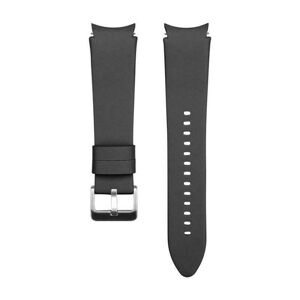 eses Kožený řemínek pro Samsung Galaxy Watch 4 a Watch 5 - Černý, 20 mm