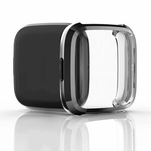 Silikonový kryt pro Fitbit Versa 3 / Sense - Černý