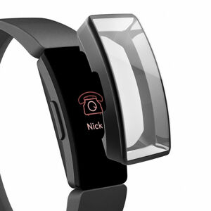 Silikonový kryt pro Fitbit Inspire a Inspire HR - Černý