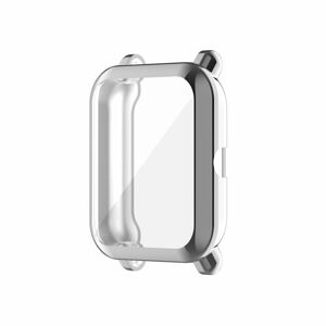 Silikonový kryt pro Amazfit Bip U / Bip 1S / Bip Lite - Stříbrný