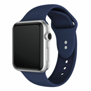 eses Silikonový řemínek pro Apple Watch - Tmavě modrý S, M, L, 42mm/44mm/45mm/49mm
