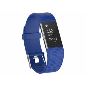 eses Silikonový řemínek pro Fitbit Charge 2 - Velikost S, tmavě modrý
