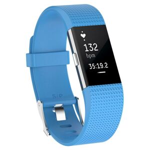 eses Silikonový řemínek modrý velikost S pro Fitbit Charge 2