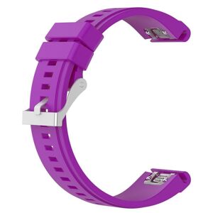 eses Silikonový řemínek fialový pro Garmin - EasyFit/QuickFit 22mm