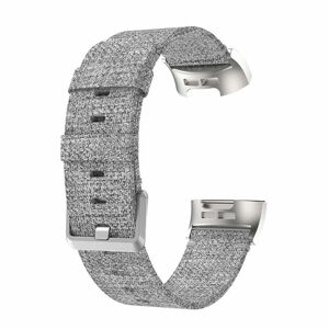 eses Nylonový řemínek šedý pro Fitbit Charge 3