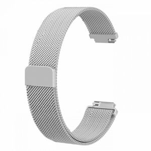 eses Milánský tah pro Fitbit Inspire 1/2/HR, Ace 2/3 - Velikost L, stříbrný