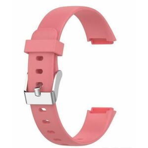 eses Silikonový řemínek pro Fitbit Luxe - Velikost L, růžový