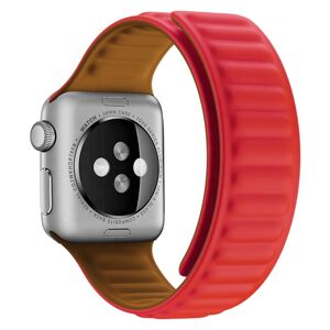 eses Silikonový magnetický řemínek pro Apple Watch - Červený, 38mm/40mm/41mm