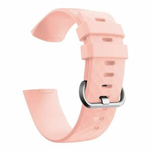eses Silikonový řemínek pro Fitbit Charge 3 a 4 - Velikost S, růžový